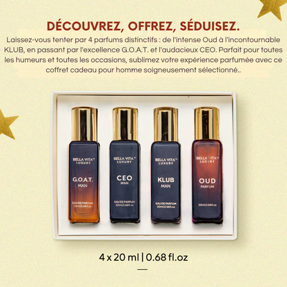Coffret Parfums Homme - 4 x 20ml