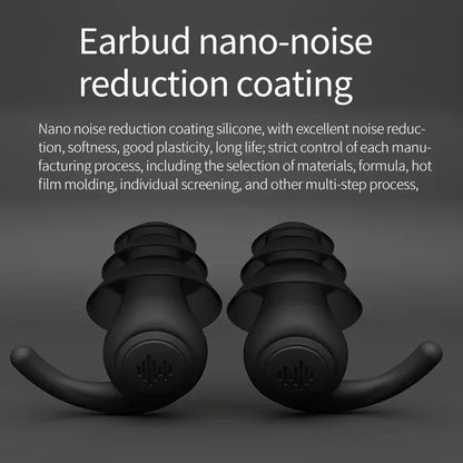HUAK 1 Pair Soft Silicone Earplugs Noise Cancelling Reusable Anti-noise Earplug For Concerts Sleep Swimm Waterproof Ear Plugs