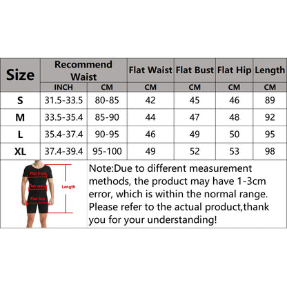 Men Sauna Suits Hot Sweating Jumpsuits Waist Trainer Weight Loss for Fitness Gym Exercise Training Wear Fat Burning Bodysuits
